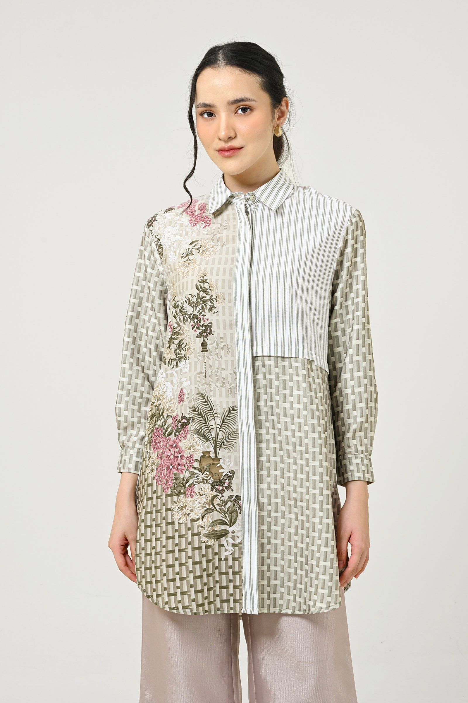 Haisley Sleeve Loose Tunic Top