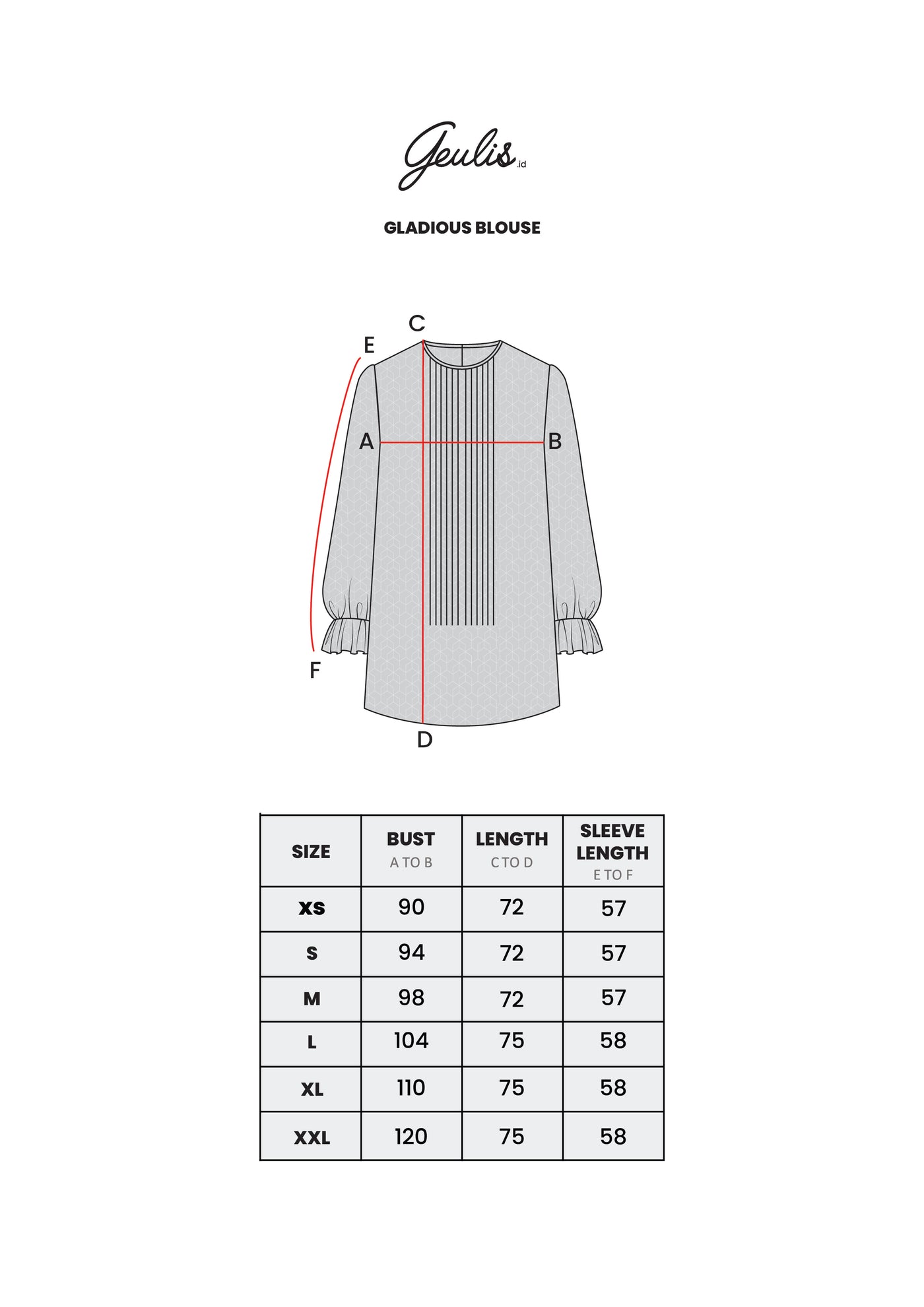 GLADIOUS BLOUSE – GEULIS