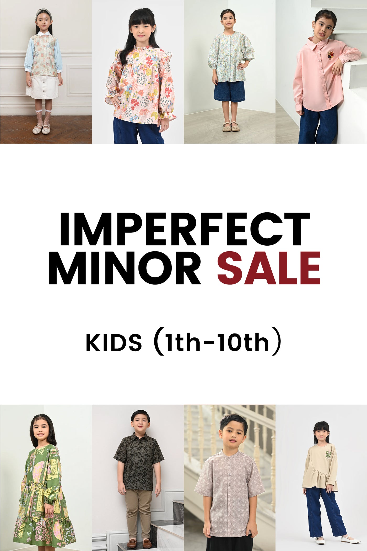 KIDS - IMPERFECT MINOR SALE