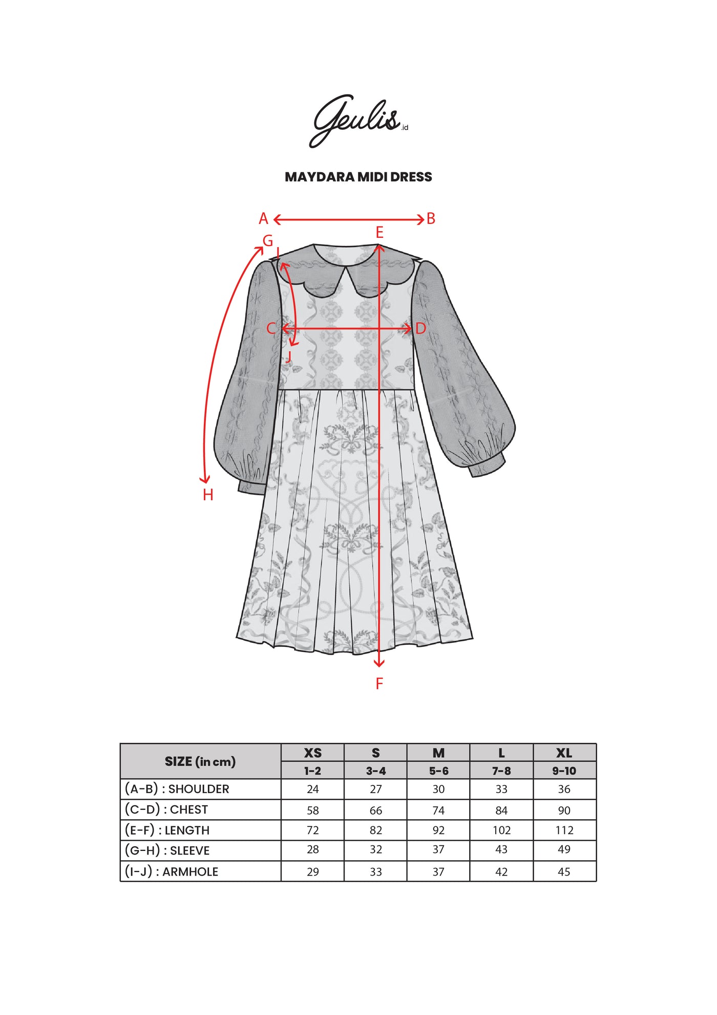 MAYDARA MIDI DRESS – GEULIS