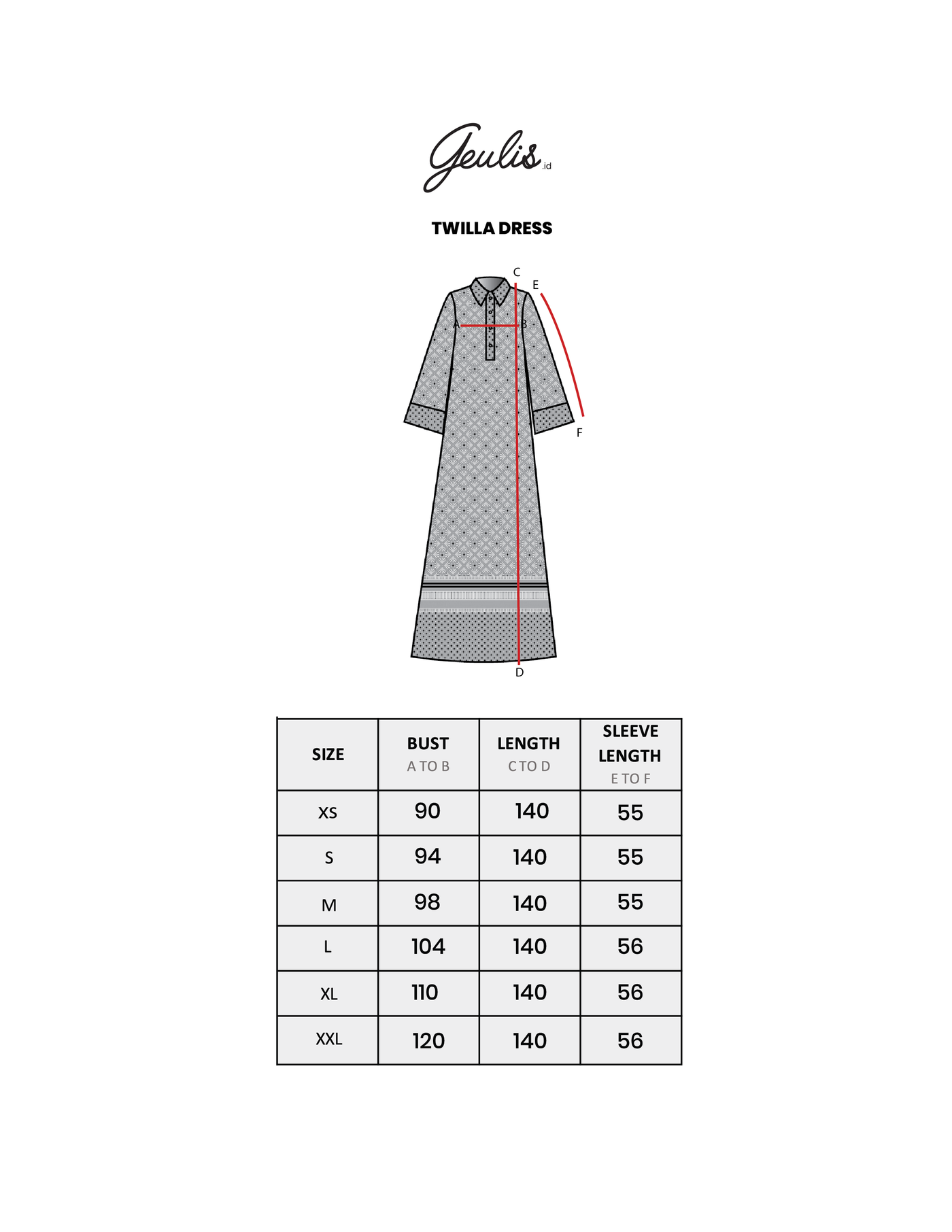 TWILLA ABAYA DRESS – GEULIS